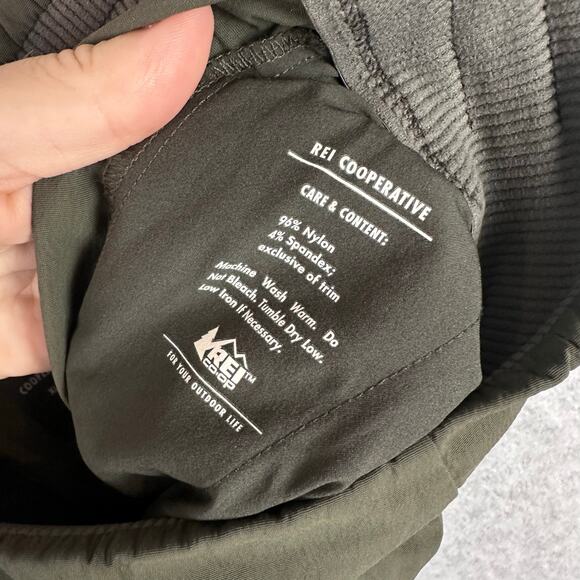 REI Cooperative Pants Women's Size XL Green Nylon Hiking Pull On Drawstring - Picture 11 of 11